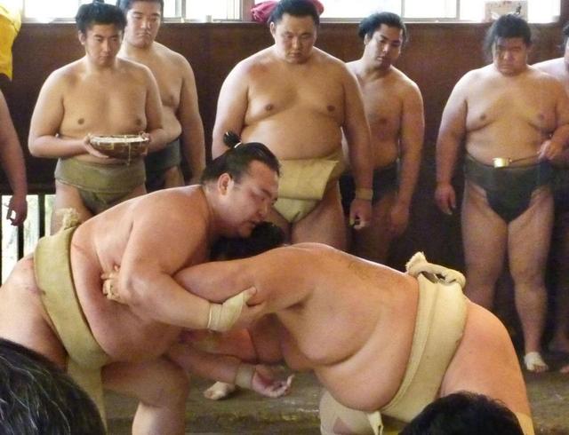 稀勢の里、関取最多の２０番こなす