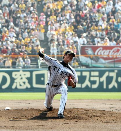 甲子園球場での日本ハム戦に先発した阪神・藤浪晋太郎＝甲子園（撮影・棚橋慶太）
