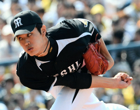 力投する藤浪（撮影・園田高夫）