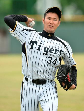 二軍で再調整に臨む阪神・久保康友＝鳴尾浜（撮影・保田叔久）