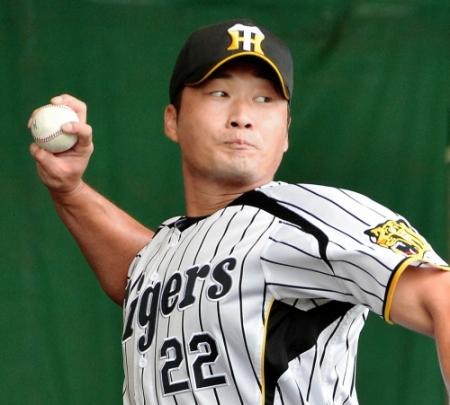 変化球も披露した呉昇桓（撮影・会津智海）