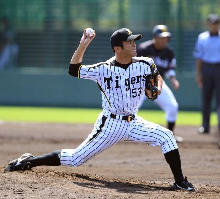 　６回、満塁のピンチを背負うも無失点に抑えた建山（撮影・山口　登）