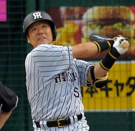 ６回阪神、藤井が適時二塁打を放つ＝西武プリンスドーム（撮影・堀内翔）