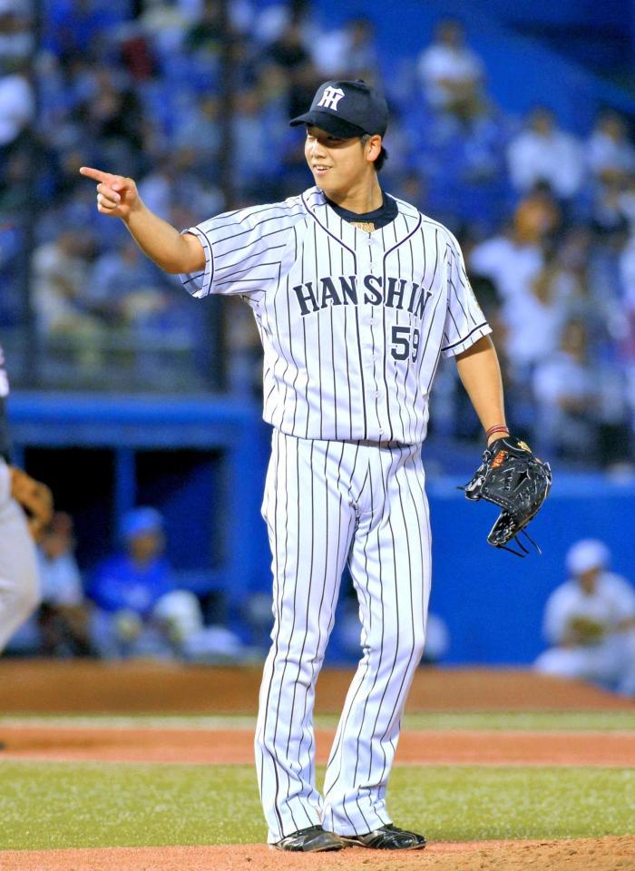 ９回から登板したＮＰＢ選抜・岩本（撮影・堀内翔）