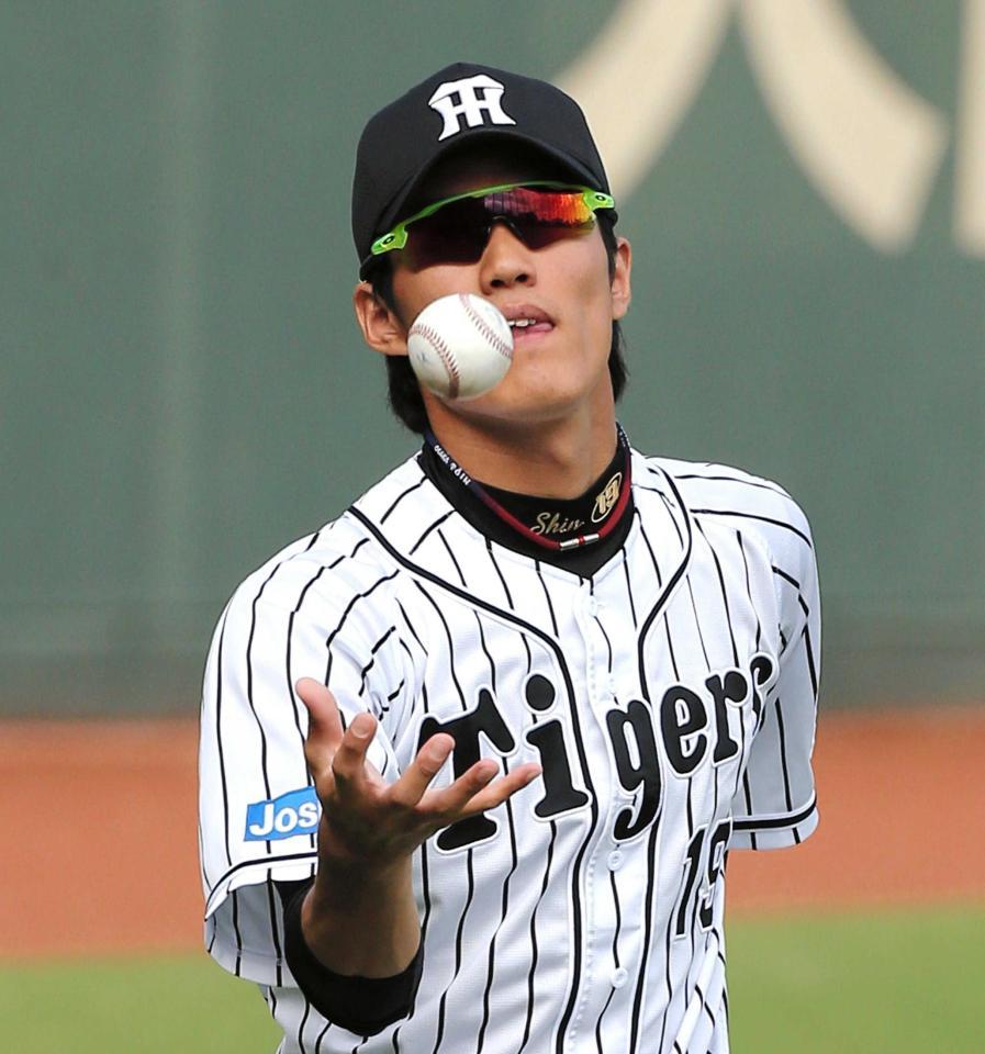 最終登板へ向け調整する藤浪　