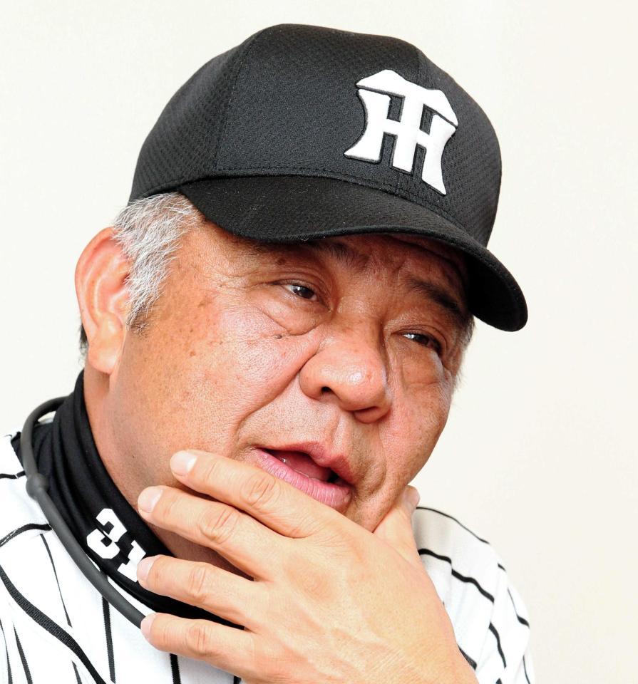 　選手が自ら考えてサインを出すゲームを設けるプランを明かした掛布２軍監督