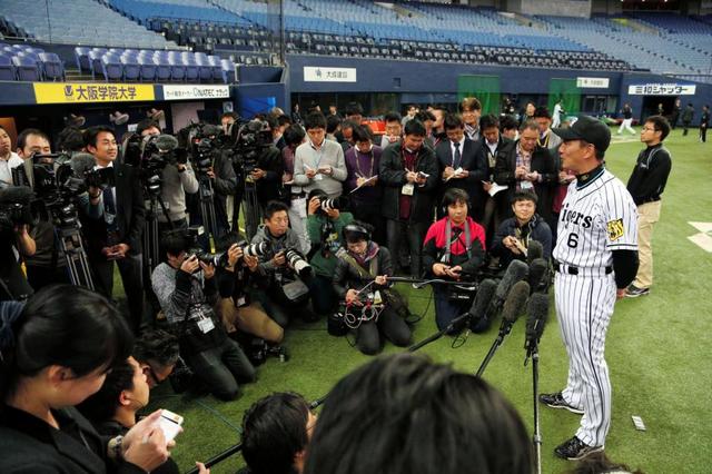金本監督　高山に初打席ホームラン期待