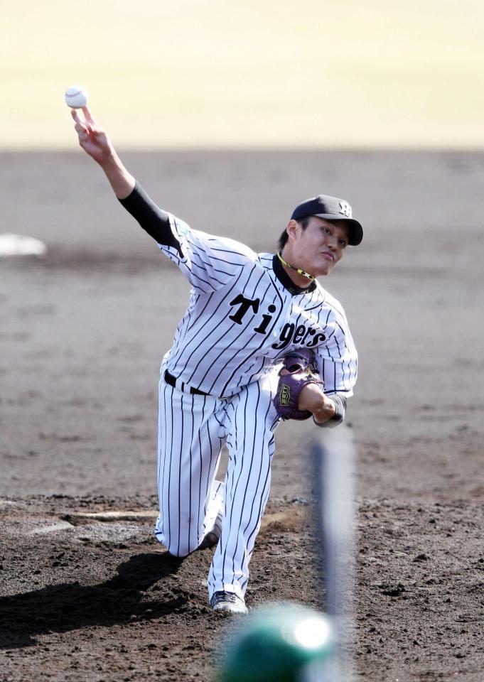 　３回を無失点に抑える好投を見せた藤浪（撮影・山口登）