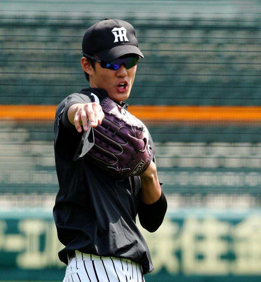 ＤｅＮＡ戦へ向け調整する阪神・藤浪＝甲子園（撮影・飯室逸平）