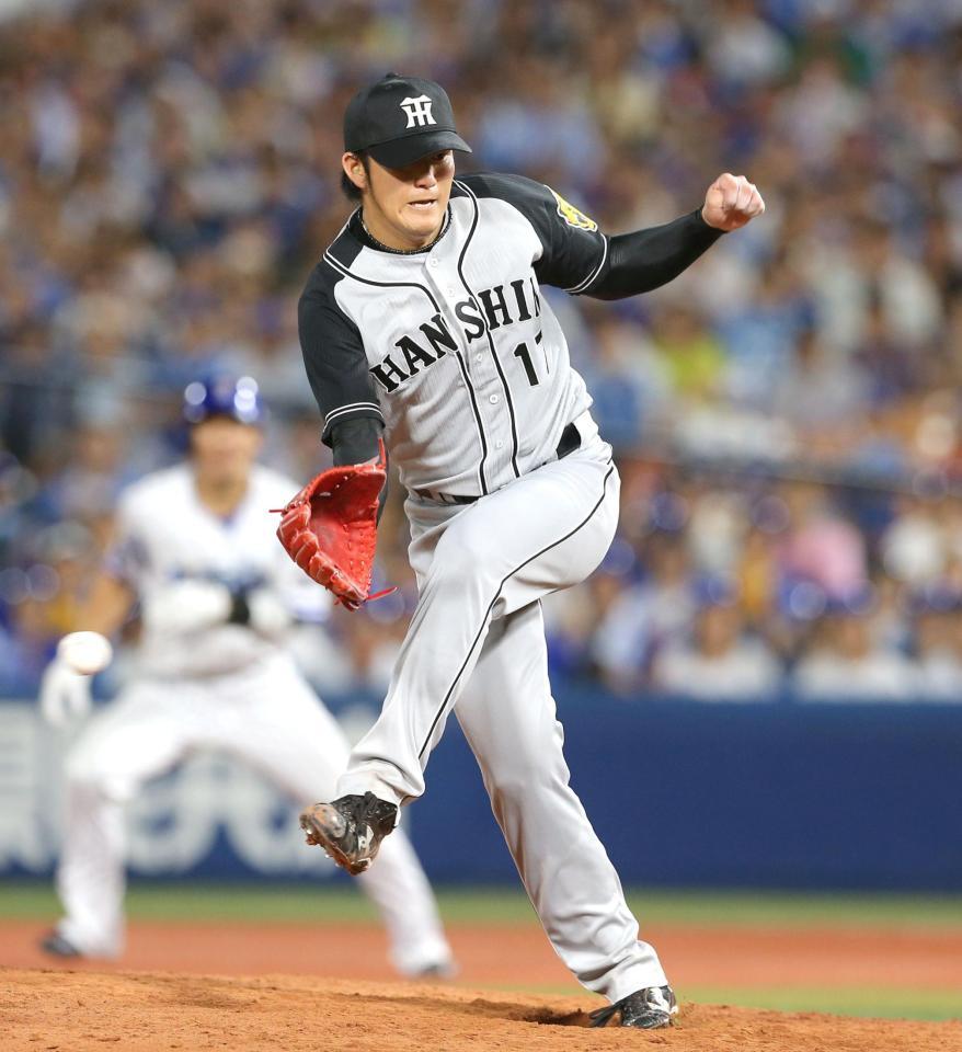 　８回、ＤｅＮＡ・筒香を遊ゴロに斬る阪神・岩貞