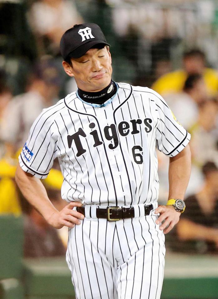 　またも甲子園で巨人に勝てずがっくりの金本監督