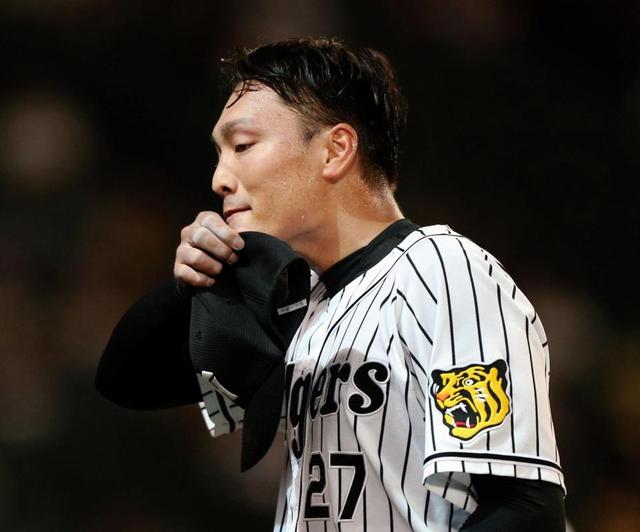 阪神・秋山、初回に先制される