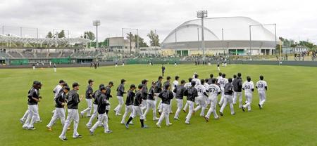 　大規模なリニューアルが検討されている宜野座野球場