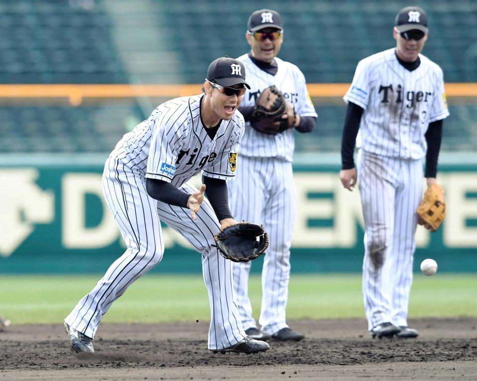 大穴 中谷 三塁争い参戦 本命 キャンベル 対抗 大山に割って入る タイガース デイリースポーツ Online