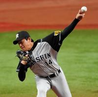 粘投する阪神・能見篤史＝京セラドーム大阪（撮影・北村雅宏）