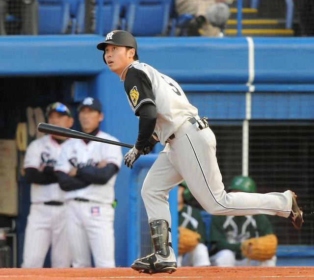 阪神・高山がプロ２本目の先頭打者アーチ「打った瞬間に本塁打と思った」