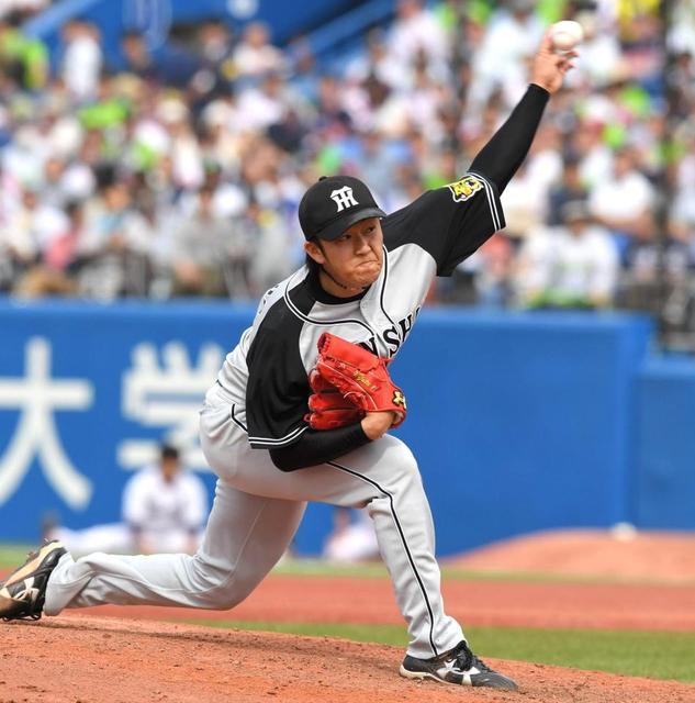 阪神・岩貞　粘りのピッチングで６回１失点　勝利投手の権利持って降板