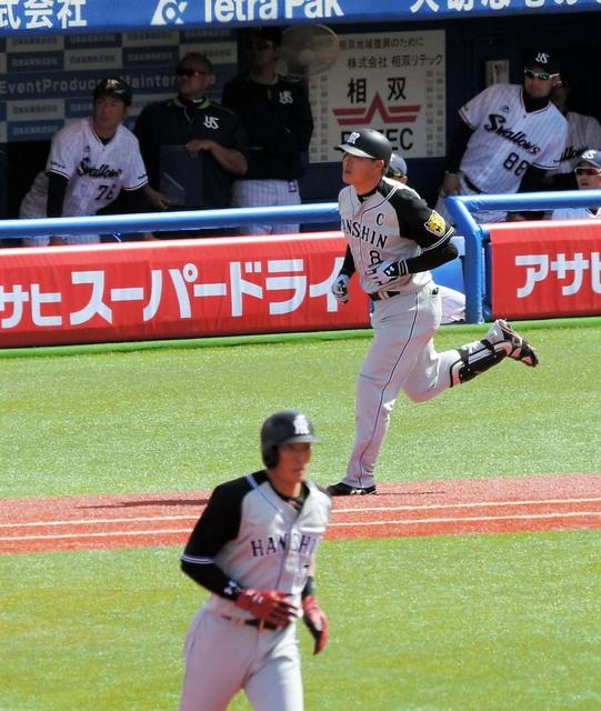 阪神・福留、連日の猛打賞　五回には右翼へ豪快弾「風のおかげです」