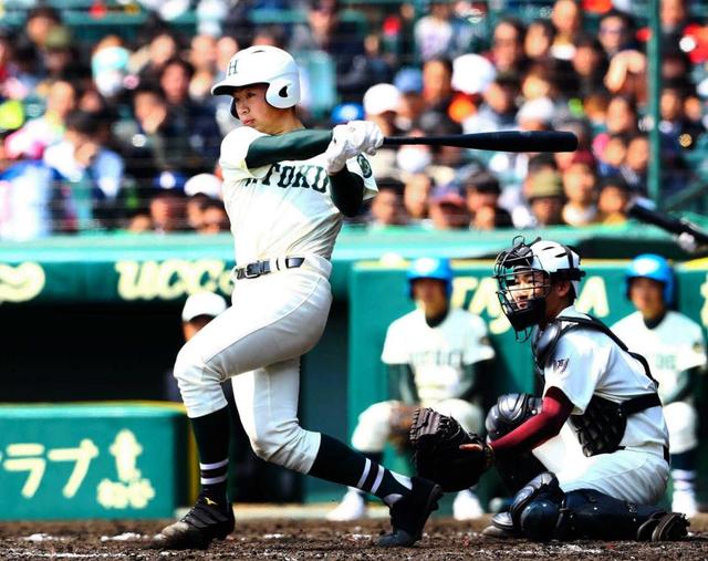 今秋ドラフト有力候補に“地元枠”で報徳学園・篠原　強肩強打の捕手　