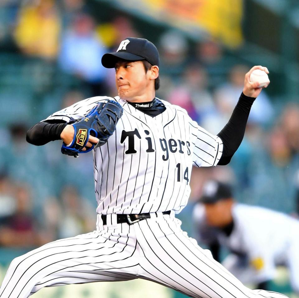 　力投する阪神・能見