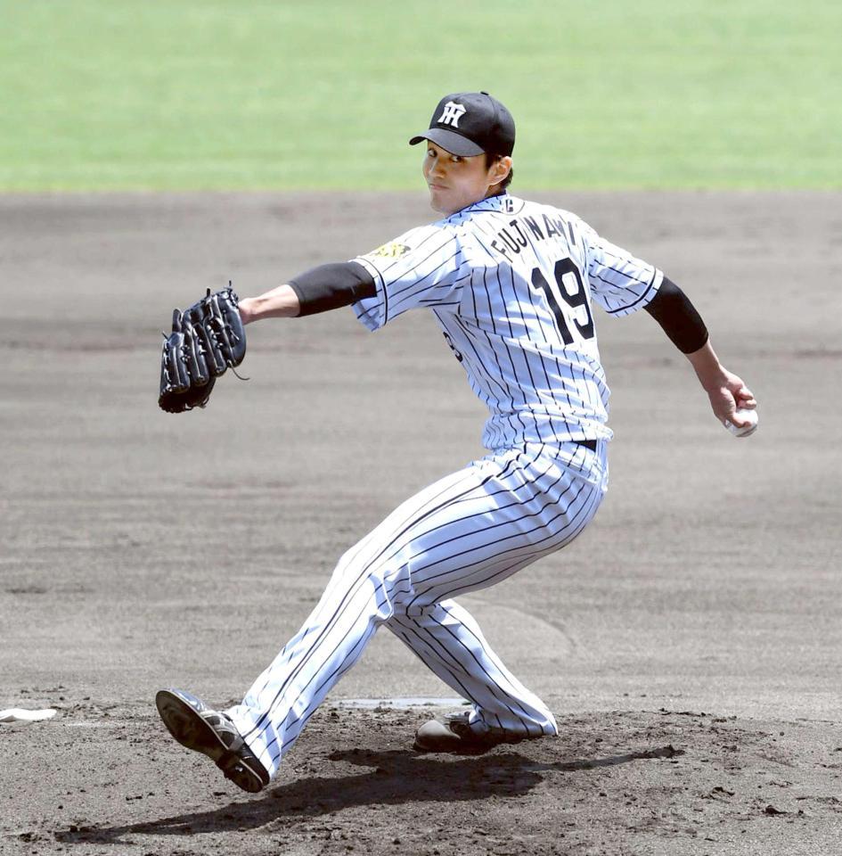 　ウエスタン中日戦で力投する藤浪