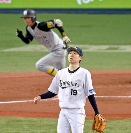 ３回、上本にタイムリーを許す金子（撮影・田中太一）