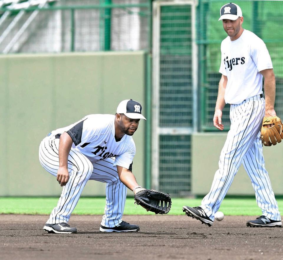 新外国人ロジャース ２軍で熱烈歓迎 ニックネーム パンダ に笑顔 タイガース デイリースポーツ Online