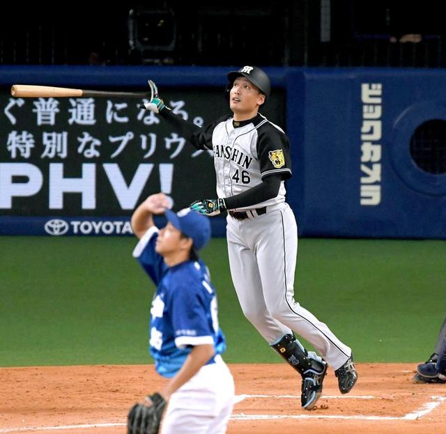 先発の秋山がプロ８年目の１号弾　阪神投手本塁打はナゴヤドーム開場２１年で初
