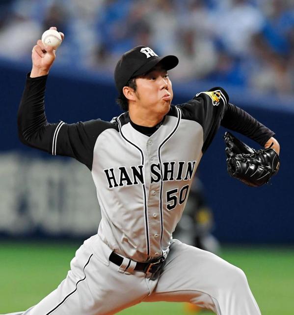 青柳が好投 八回途中1失点で4勝目の権利持って交代/タイガース