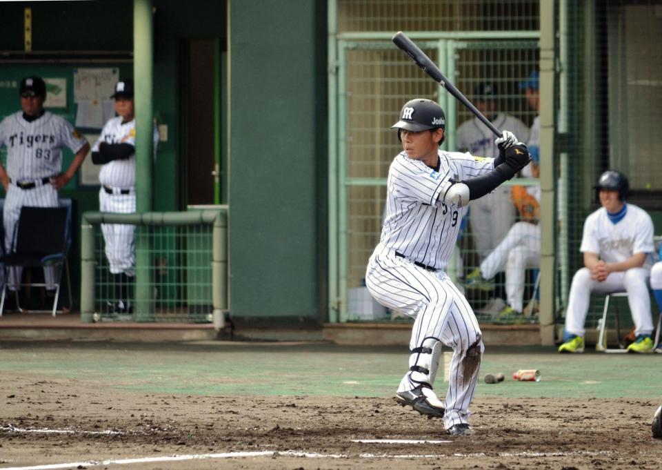 ファーム交流戦の日ハム戦に出場する高山