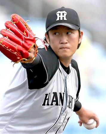 　３イニングを投げ、３安打２失点の岩貞