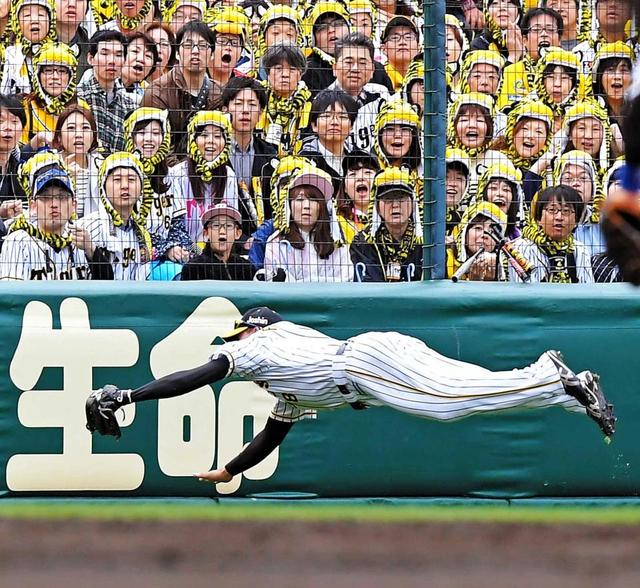 福留、決死ダイビングキャッチ　主将が見せた執念！打っても２安打でチームを鼓舞