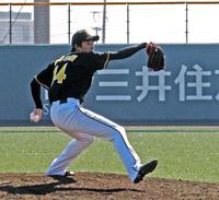 中継ぎ登板で１イニングを三者凡退に抑えた能見