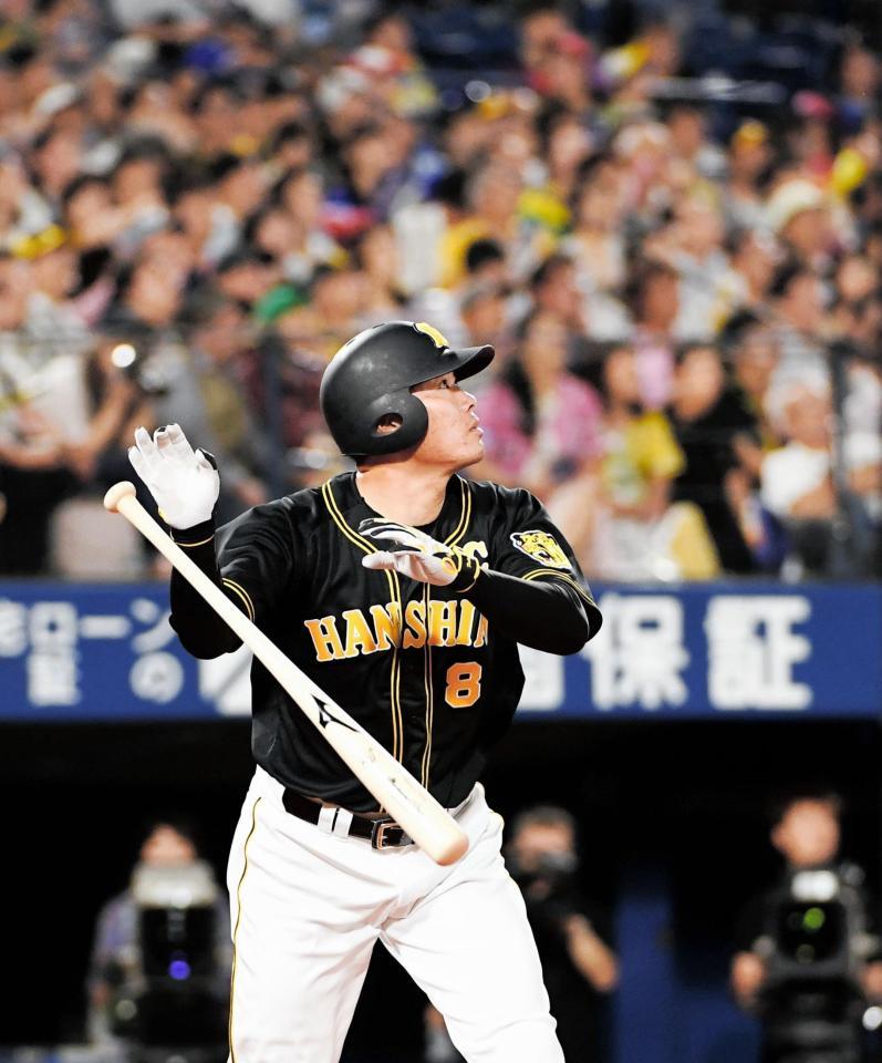 福留 電光掲示板直撃の特大７号３ラン タイガース デイリースポーツ Online