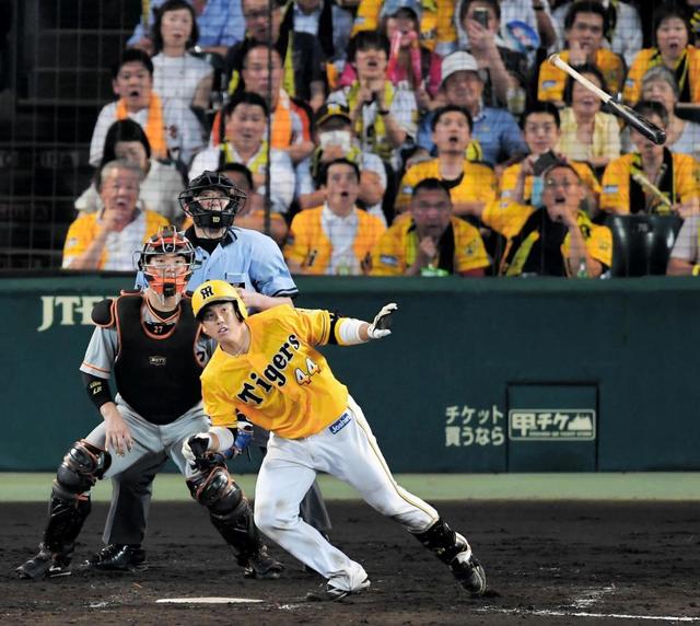 阪神・梅野が反撃ののろし　４点追う五回に２点適時打　４日・中日戦以来の打点マーク