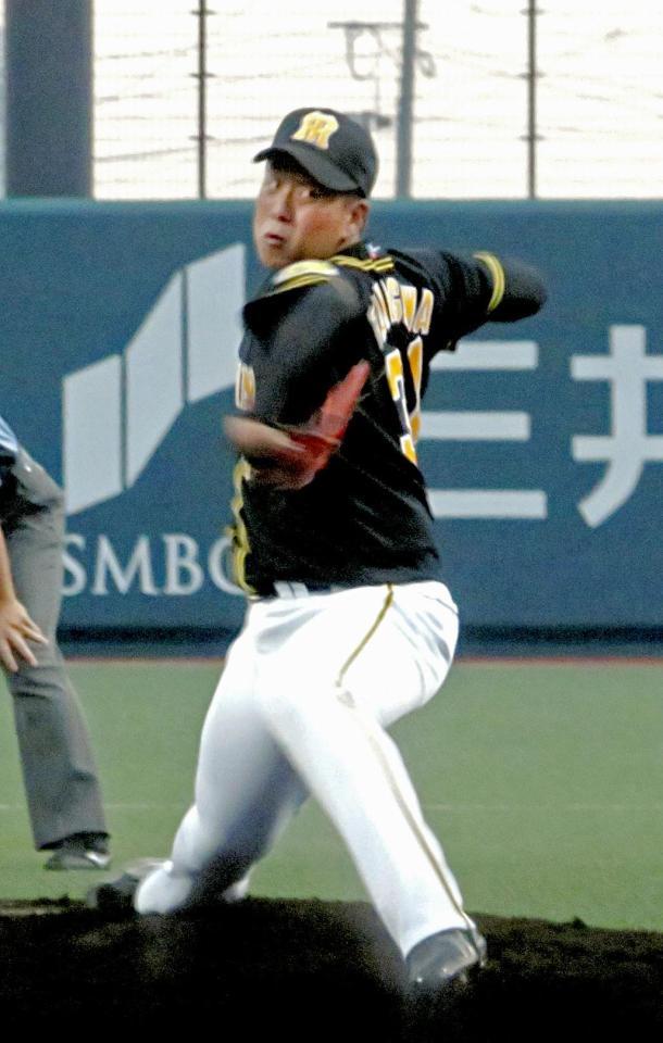 ７回１失点の好投を見せる谷川