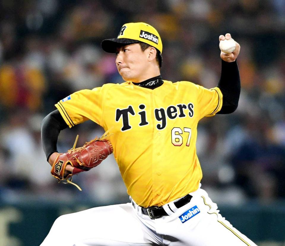 　２回を無失点に抑える好投を見せた岩崎