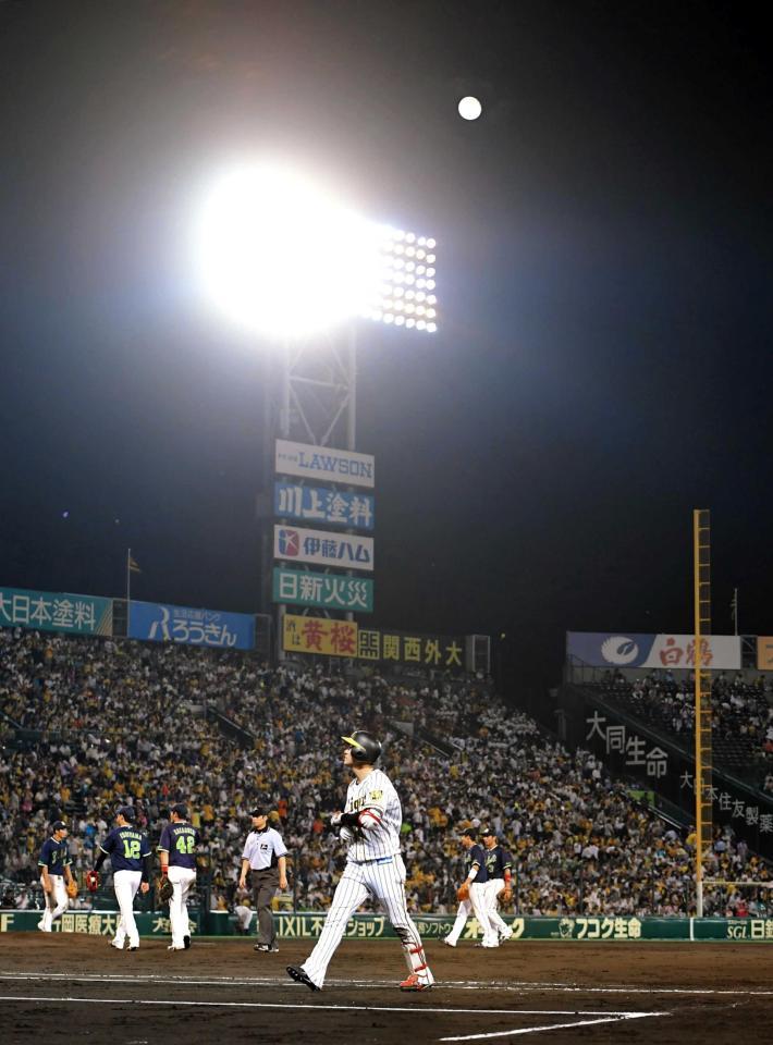 最後の打者・俊介（手前）が一飛に倒れ試合終了　