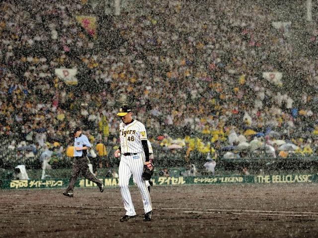 阪神－ＤｅＮＡ戦は雨天ノーゲーム　劣勢の阪神、借金２桁免れる