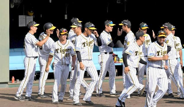 矢野阪神２軍８年ぶりＶ王手　「超積極的」野球の集大成　２０日に甲子園で胴上げや