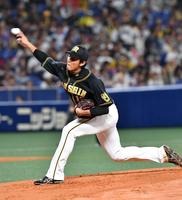 好投する阪神先発の藤浪晋太郎＝ナゴヤドーム（撮影・持木克友）