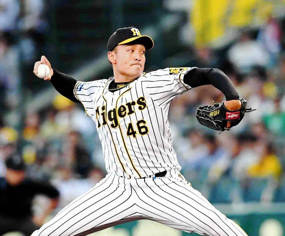 ２９日の練習試合で先発する秋山