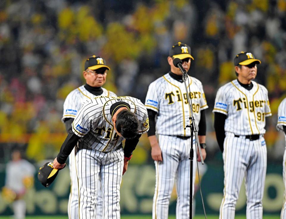 　今季限りで辞任した金本監督