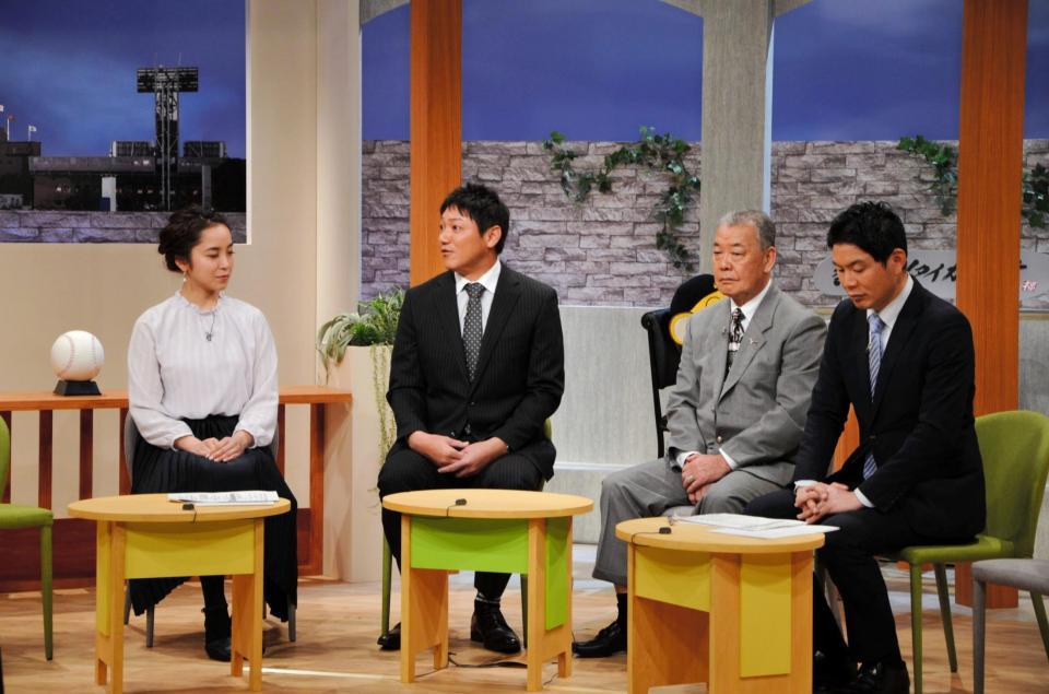「熱血！タイガース党」に生出演した浜中打撃コーチ＝サンテレビ