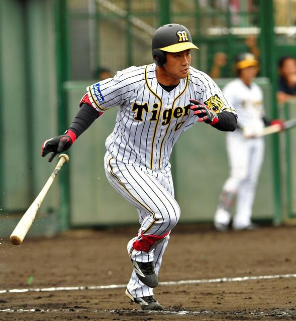 阪神・木浪が実戦４試合連続安打　強烈打球の二塁打でアピール
