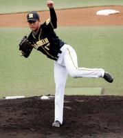 　ソフトバンク戦に先発する岩貞　