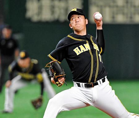 　２番手で登板した岩貞