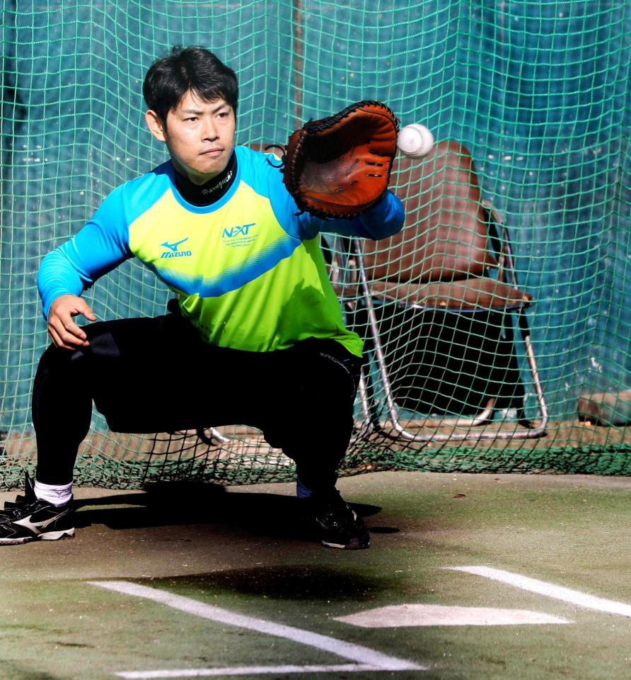 　捕手のカンを取り戻すためブルペン入りを増やすという原口