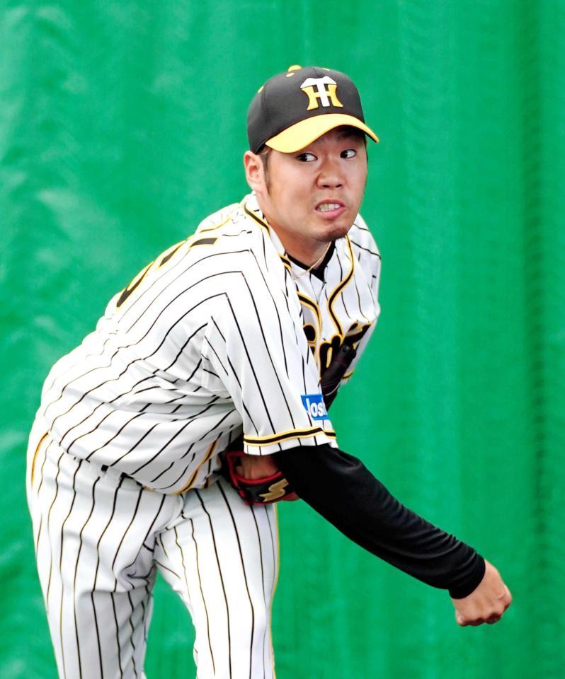 　オープン戦初戦で先発する西