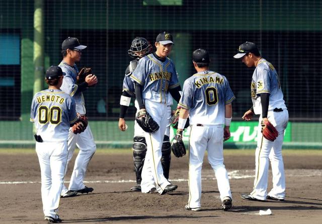 阪神・能見がめった打ち食らう　実戦初登板で１回持たず７失点ＫＯ